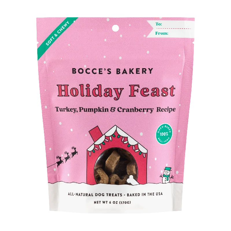 Bocce's Holiday Feast Soft & Chewy Treats 8oz