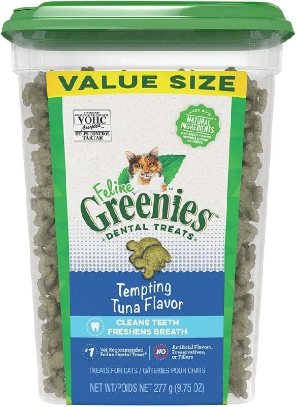 Greenies Feline Dental Treats Tempting Tuna Flavor - 9.75 oz