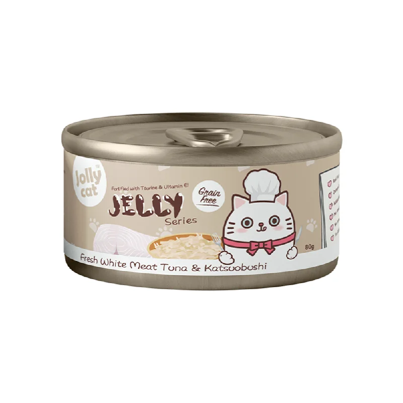 Jolly Cat Jelly Series Fresh White Meat Tuna & Katsuoboshi 80g