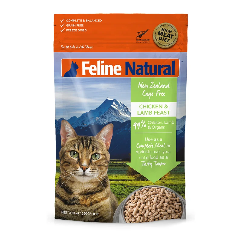 K9 Feline Natural Freeze Dried Chicken & Lamb 320g