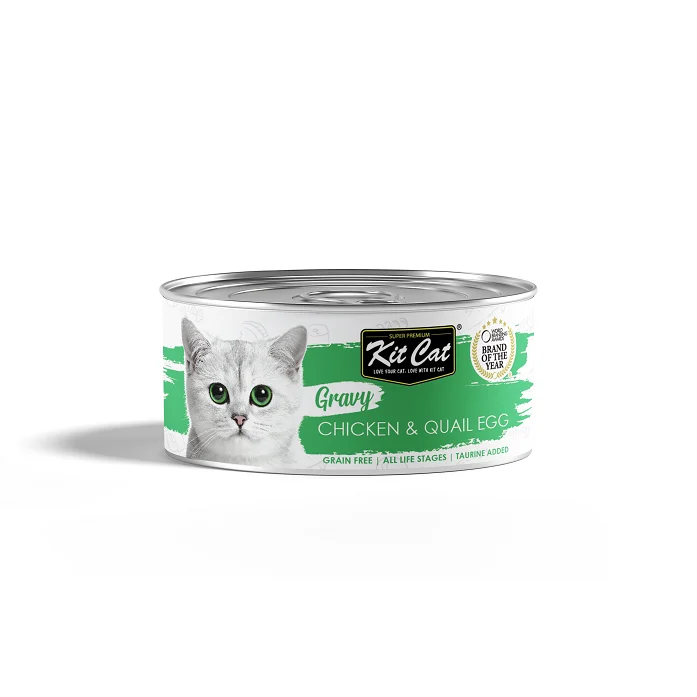 KitCat Gravy Chicken & Quail Egg 70g