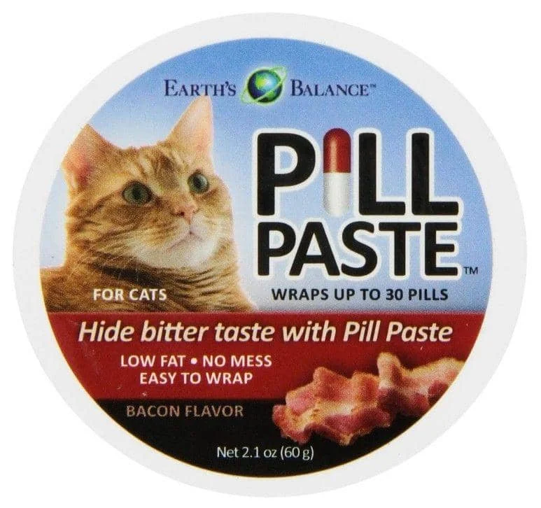 Marshall Earth's Balance Pill Paste Bacon Flavor for Cats - 2.1 oz