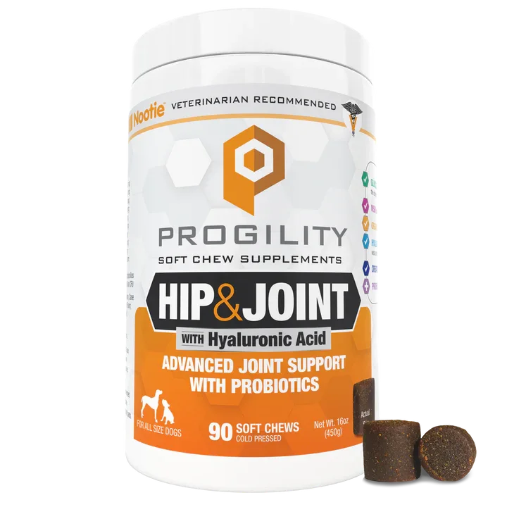 Nootie Progility Hip & Joint Soft Chew Supplements for Dogs - 90ct