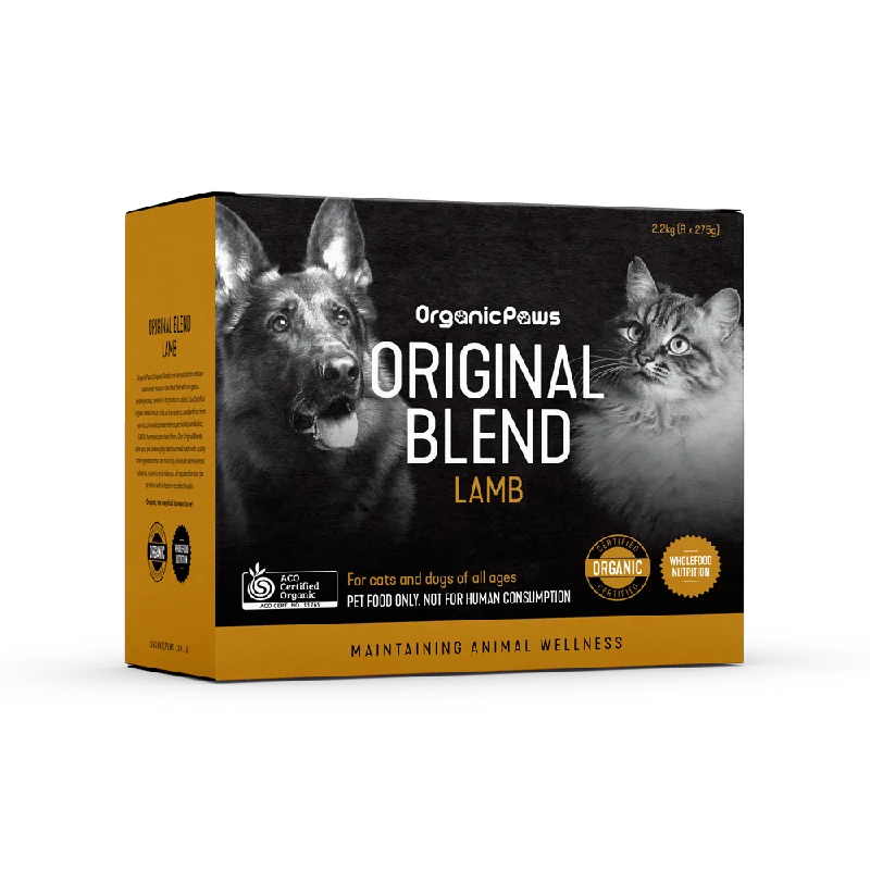 ORGANIC PAWS ORIGINAL BLEND LAMB 2.2KG