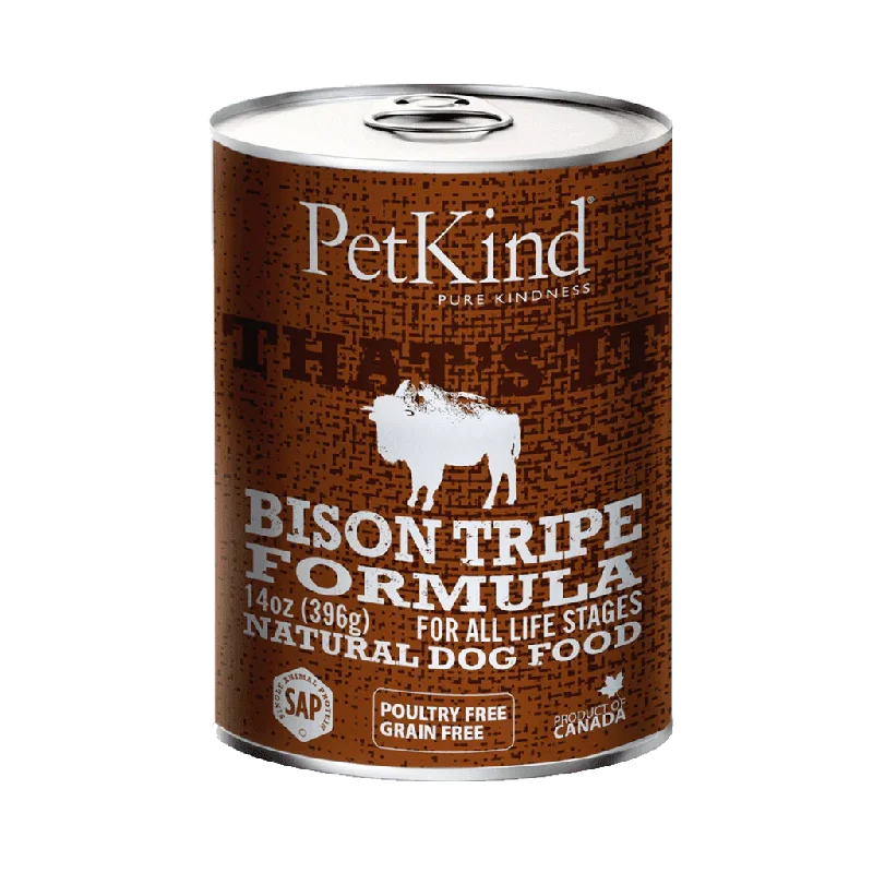 PetKind Wet Dog Food Limited Ingredient Bison 12oz