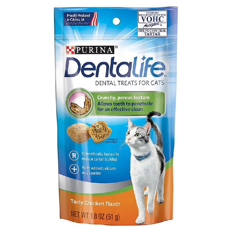 Purina DentaLife Chicken Cat Dental Treats 1.8oz