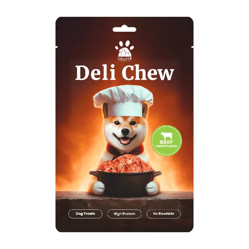 Singapaw Dog Deli Chew Beef Snowflakes 120g