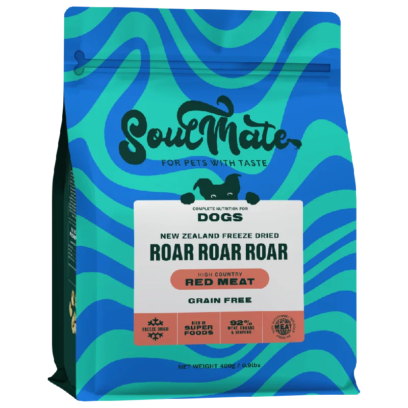 SoulMate Dog Freeze Dried Roar Roar Roar High Country Red Meat 400g