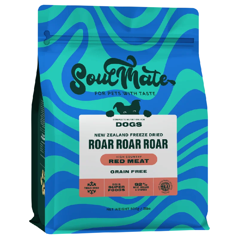 SoulMate Dog Freeze Dried Roar Roar Roar High Country Red Meat 900g