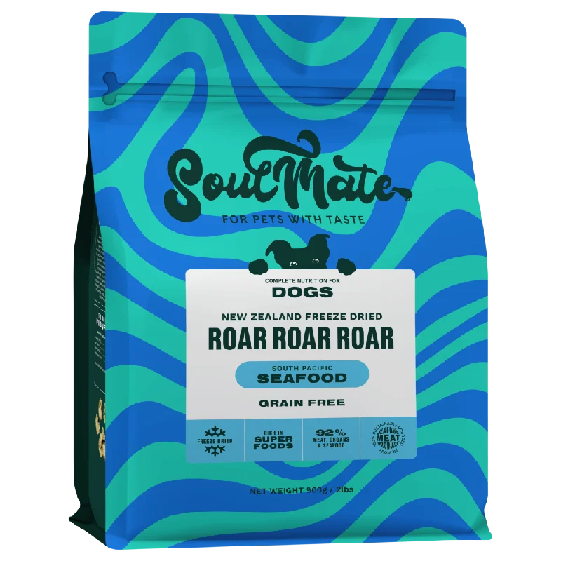 SoulMate Dog Freeze Dried Roar Roar Roar South Pacific Seafood 900g