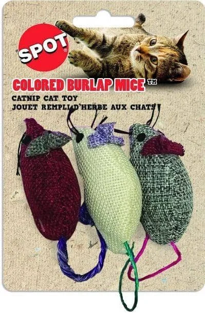 Spot Spotnips Colored Catnip Assorted Toys - 3 Pack