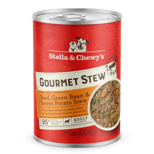 Stella & Chewy's Gourmet Stew for Dogs with Beef, Green Beans & Sweet Potato 12.5oz