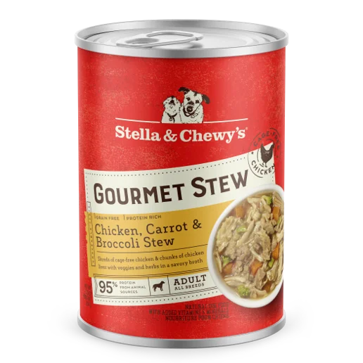 Stella & Chewy's Gourmet Stew for Dogs with Chicken, Carrot & Broccoli 12.5oz