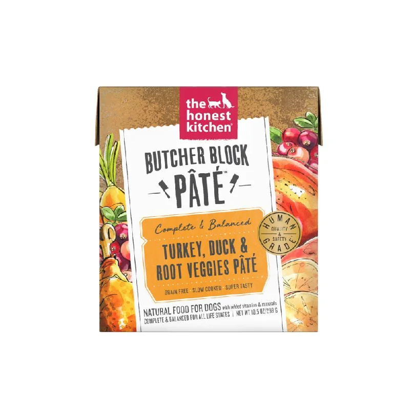 The Honest Kitchen Dog Butcher Block Pate Turkey, Duck & Root Veggies 10.5oz