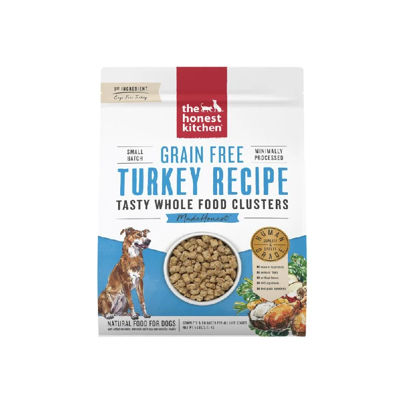 The Honest Kitchen Dog Whole Food Clusters Grain-Free Turkey Recipe 5lb