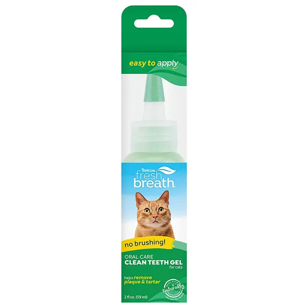 Tropiclean Fresh Breath Dental & Oral Care Brushing Gel for Cats (59ml)