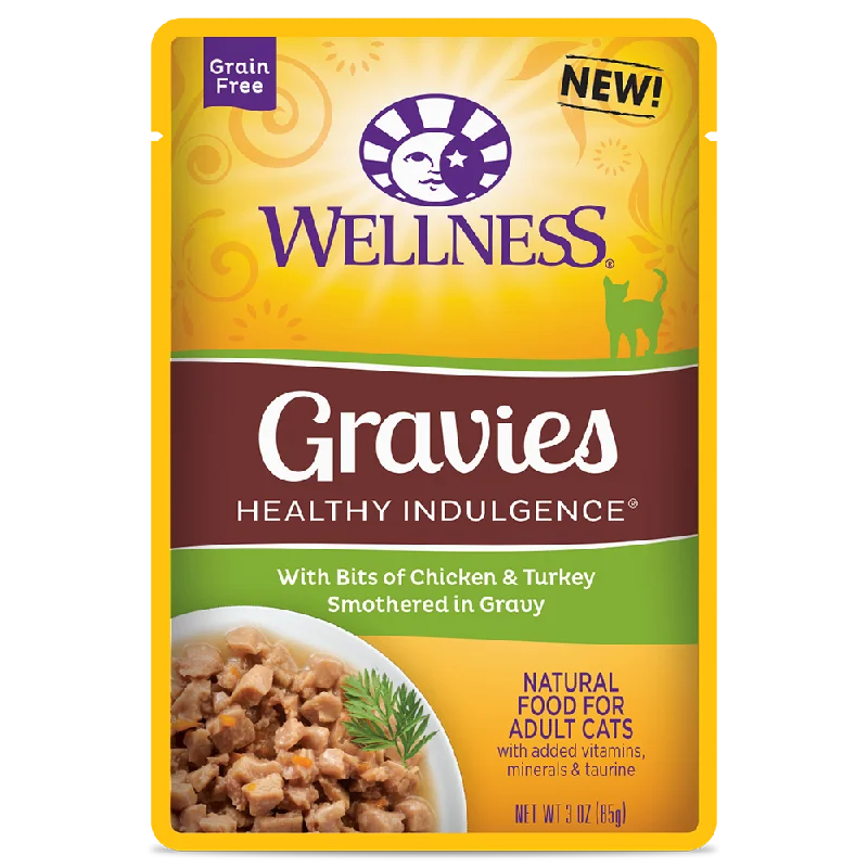 Wellness Cat Healthy Indulgence Gravies - Chicken & Turkey 3oz