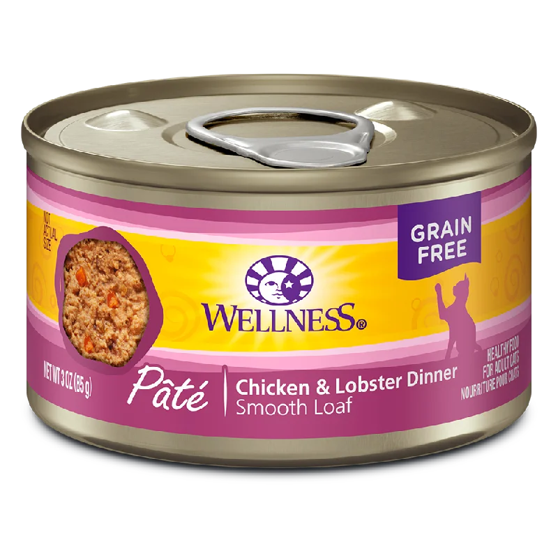 Wellness Cat Pate Chicken & Lobster 5.5oz