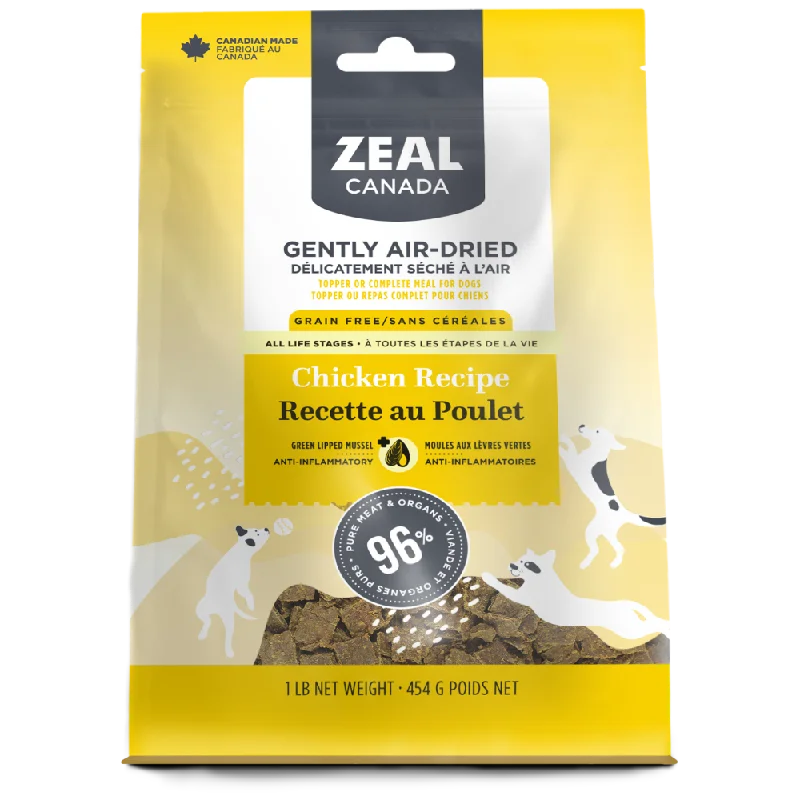 Zeal Canada Gently Air-Dried Chicken Recipe for Dogs 454g