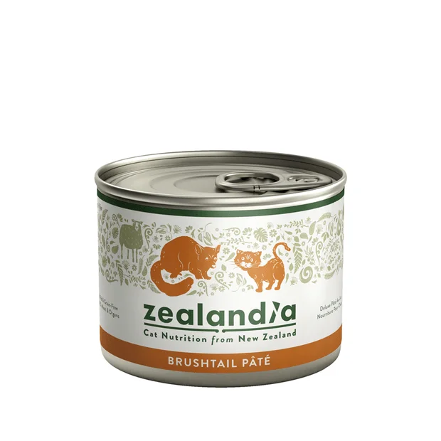 ZEALANDIA CAT WET BRUSHTAIL PATE 185G