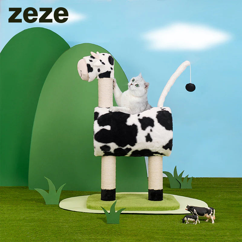 Zeze Moo Cat Tree